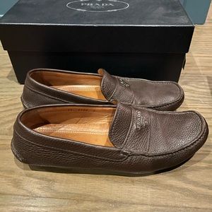 Prada Mens Driver Loafers